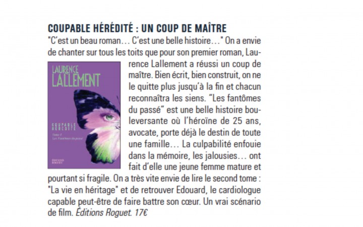 Article paru dans le numéro 92 du Magazine TENTATION (Hiver 2013) - Rubrique Culture.